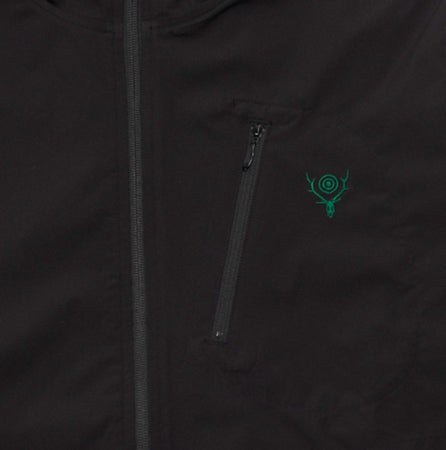 SOUTH2-WEST8-Boulder-giubbotto-in-polyester-in-nero-da-uomo