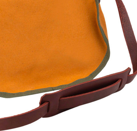 SOUTH2-WEST8-Sunforger-Binocular-borsa-in-cotone-in-ocra-da-uomo