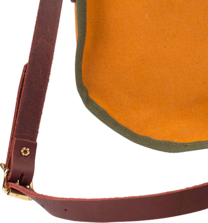 SOUTH2-WEST8-Sunforger-Binocular-borsa-in-cotone-in-ocra-da-uomo