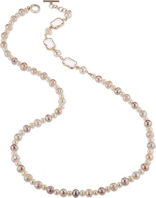 Sovrani-collana-donna-Cristallo-rosa-Cristal-Magique