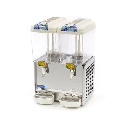 Dispensatore di Bevande - 2 x 18L - Elettrico - Meccanismo di Agitazione