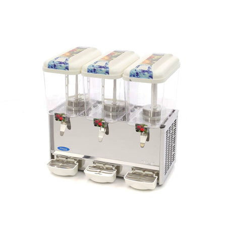 Dispensatore di Bevande - 3 x 18L - Elettrico - Meccanismo di Agitazione