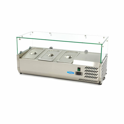 Vetrina Refrigerata Portacondimenti - 95cm - adatto a 3 x 1/3 GN
