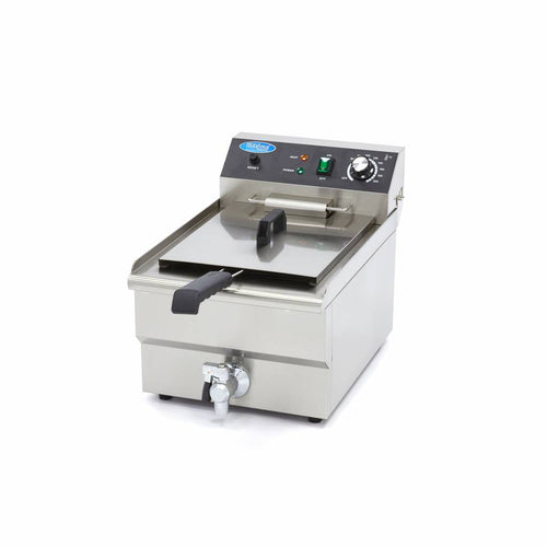 Friggitrice - 16L - 1 Cestello - con Rubinetto di Scarico