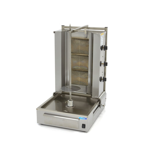 Griglia Kebab - 3 Bruciatori - 40kg di Carne - Gas
