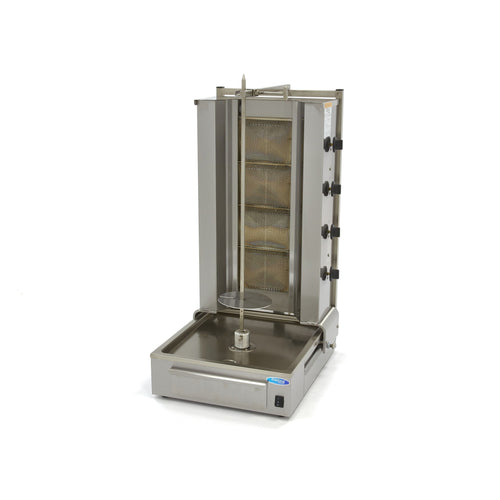 Griglia Kebab - 4 Bruciatori - 70kg di Carne - Gas
