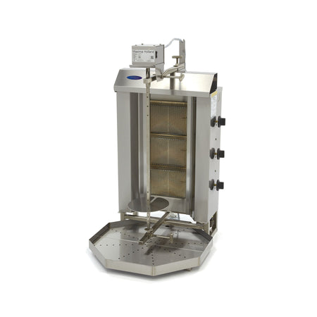 Griglia Kebab - 3 Bruciatori - 30kg di Carne - Gas