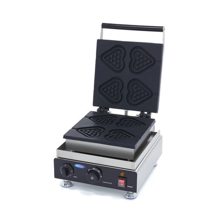 Piastra per Waffle - 4 Pezzi - Cuori su Bastoncini