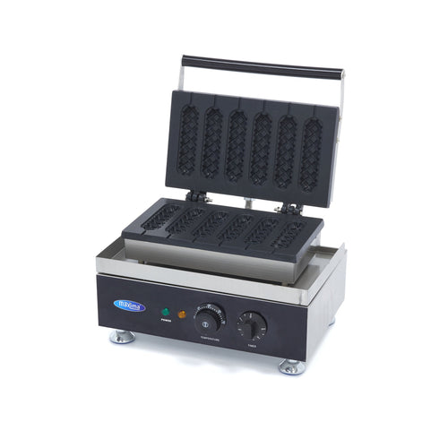 Piastra per Waffle - 6 Bastoncini - Corn Dogs - Modello a Diamante