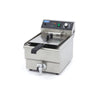 Friggitrice - 13L - 1 Cestello - con Rubinetto di Scarico
