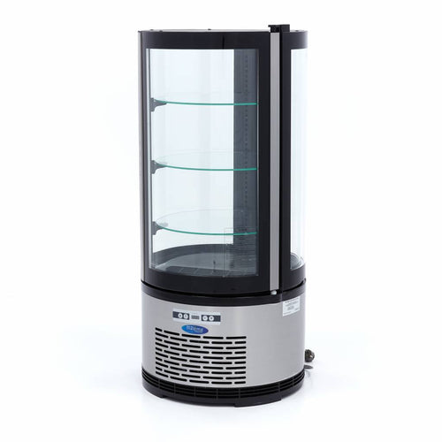 Vetrina per Pasticceria - 100L - 48cm - Rotondo