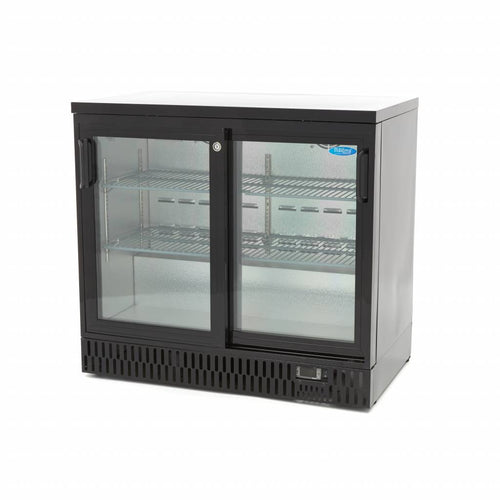 Frigo per Bevande - 2 Porte Scorrevoli - 4 Ripiani Regolabili