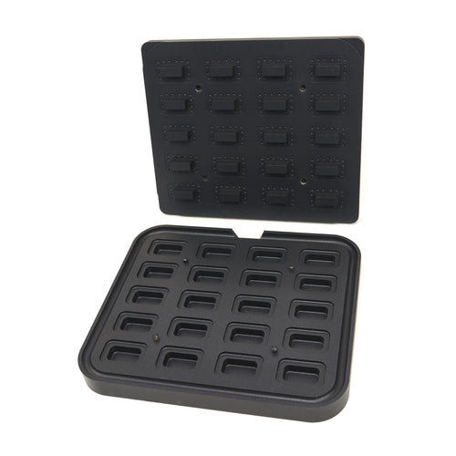 Stampo Tartelette - Rettangolo - 64x41/45x22 mm - 20 pezzi