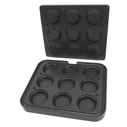 Stampo Tartelette - Tondo - 89/65 mm - 9 pezzi