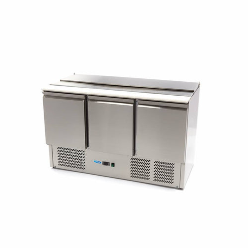 Saladette - 400L - 137cm - 3 Porte - incl. Tagliere