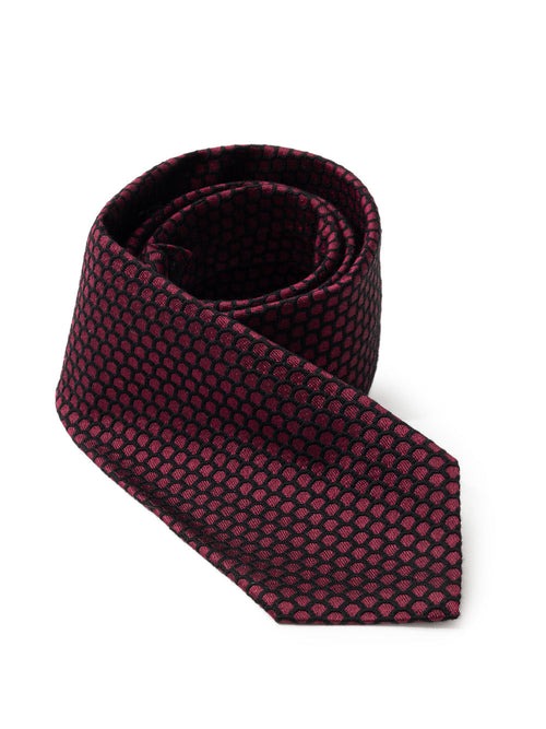 Dolce & Gabbana Cravatta con ricamo in misto lana da uomo