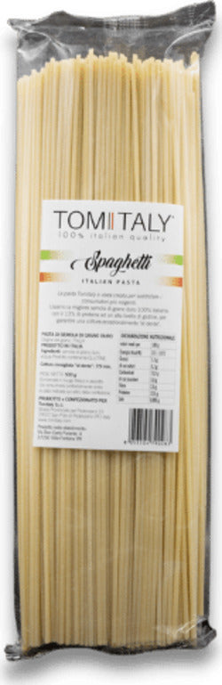 Spaghetti - 100% Grano Italiano Tomitaly Alimentari e cura della casa/Pasta riso e legumi secchi/Pasta e noodles/Pasta/Pasta lunga Tomitaly - Caorso, Commerciovirtuoso.it