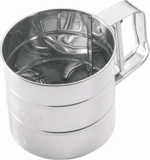 SPARGIFARINA IN ACCIAIO INOX 11 X 10 X 16 SPARGI FARINA ZUCCHERO A VELO Casa e cucina/Teglie da forno e accessori per pasticceria/Accessori e utensili per pasticceria/Setacci Trade Shop italia - Napoli, Commerciovirtuoso.it