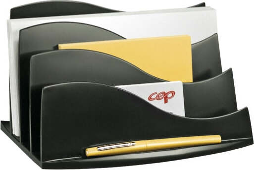 Sparticarte Ellypse - 100 riciclabile - nero - 225x130 H127mm - CEP Cancelleria e prodotti per ufficio/Archivio ufficio e accessori per scrivania/Accessori da scrivania e archiviazione/Fermalibri Eurocartuccia - Pavullo, Commerciovirtuoso.it