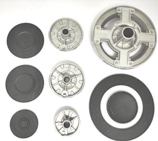 SPARTIFIAMMA CUCINA ARISTON KIT 4 BRUCIATORI PIATTELLI 3 FUOCHI +TRIPLA CORONA Casa e cucina/Utensili da cucina/Bruciatori da cucina Rossi Ricambi - Venetico Marina, Commerciovirtuoso.it
