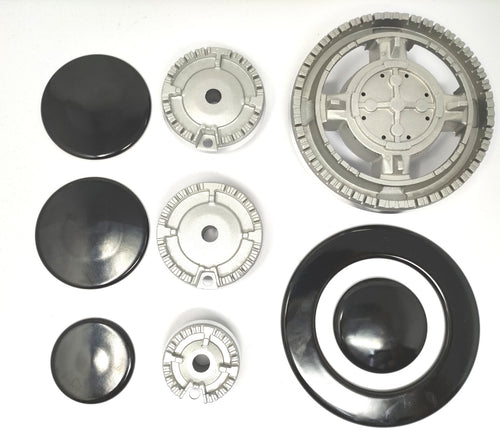 SPARTIFIAMMA CUCINA FRANKE KIT 4 BRUCIATORI PIATTELLI 3 FUOCHI +TRIPLA CORONA Casa e cucina/Utensili da cucina/Bruciatori da cucina Rossi Ricambi - Venetico Marina, Commerciovirtuoso.it
