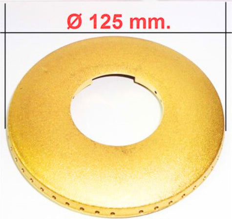 SPARTIFIAMMA-CUCINA-GAS-GLEM-GAS-CORONA-IN-OTTONE-DIAMETRO-ESTERNO-mm.125