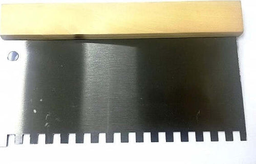 Spatola-Denti-Con-Manico-In-Legno-20x12cm-Forma-Denti-Sega-Fai-Da-Te-Attrezzi