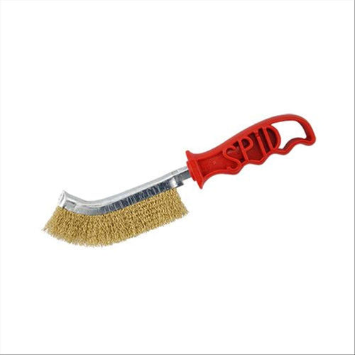 Spazzola a mano curva f.acciaio