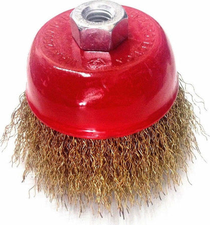 Spazzola A Tazza Conica Fili Ondulati In Ottone 75mm X Smerigliatrice Angolare Commercio Industria e Scienza/Prodotti abrasivi e per finitura/Spazzole abrasive/Spazzole elettriche/Spazzole a tazza Trade Shop italia - Napoli, Commerciovirtuoso.it