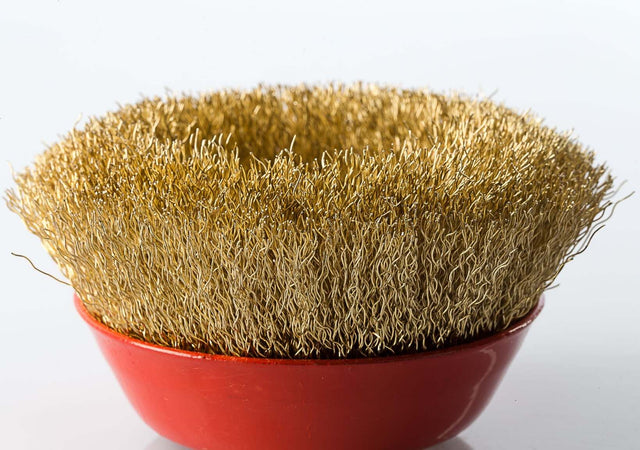 Spazzola A Tazza Conica Fili Ondulati In Ottone 75mm X Smerigliatrice Angolare Commercio Industria e Scienza/Prodotti abrasivi e per finitura/Spazzole abrasive/Spazzole elettriche/Spazzole a tazza Trade Shop italia - Napoli, Commerciovirtuoso.it