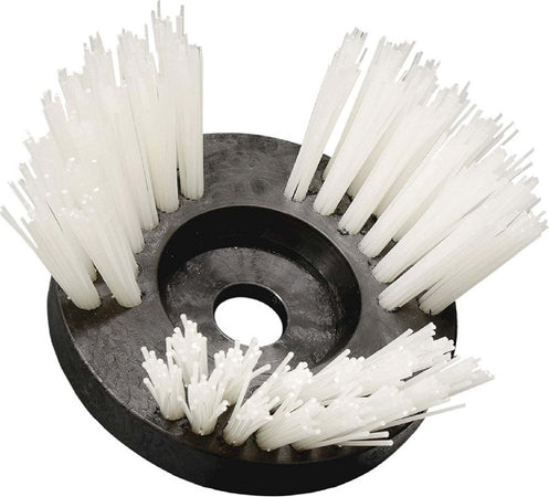 Spazzola a tazza per decespugliatore con fili in nylon da 2 mm e adattatori