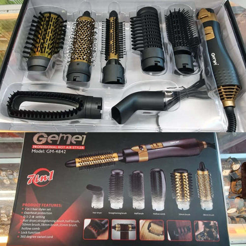 Spazzola Ad Aria 7 In 1 2200w Ricci Lisci Elettrico Phon Asciugacapelli 360? Bellezza/Cura dei capelli/Strumenti per lo styling/Modellatori ad aria calda Trade Shop italia - Napoli, Commerciovirtuoso.it