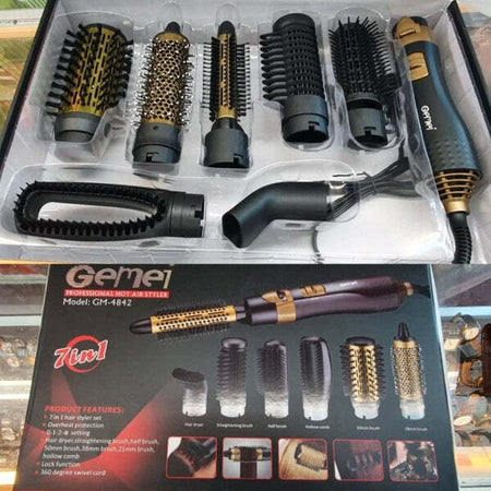 Spazzola Ad Aria 7 In 1 2200w Ricci Lisci Elettrico Phon Asciugacapelli 360? Bellezza/Cura dei capelli/Strumenti per lo styling/Modellatori ad aria calda Trade Shop italia - Napoli, Commerciovirtuoso.it