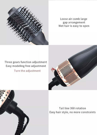 Spazzola Ad Aria Calda Professionale Agli Ioni Piastra Capelli Acconciatura V492 Salute e Bellezza > Cura dei Capelli > Spazzole per capelli Trade Shop italia - Napoli, Commerciovirtuoso.it