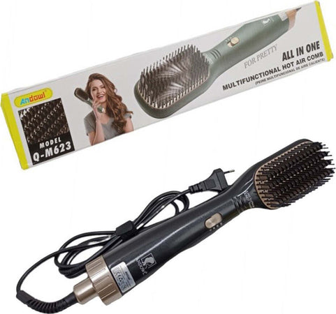 Spazzola Ad Aria Elettrica Multifunzionale Asciuga Pettina Capelli 1000w Q-m623 Bellezza/Cura dei capelli/Strumenti per lo styling/Modellatori ad aria calda Trade Shop italia - Napoli, Commerciovirtuoso.it