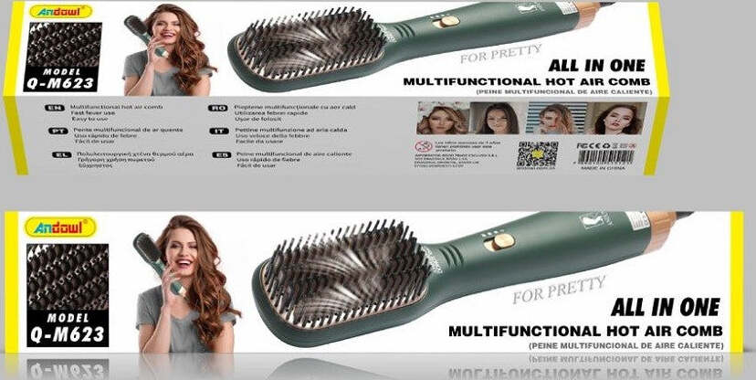 Spazzola Ad Aria Elettrica Multifunzionale Asciuga Pettina Capelli 1000w Q-m623 Bellezza/Cura dei capelli/Strumenti per lo styling/Modellatori ad aria calda Trade Shop italia - Napoli, Commerciovirtuoso.it