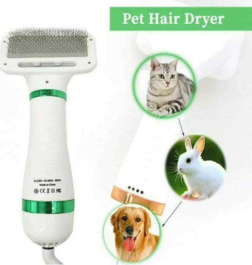 Spazzola Asciugatrice Elettrica 2in1 Toelettatura Animali Domestici Cani Gatti Prodotti per animali domestici/Cani/Accessori per toilette/Spazzole Zencoccostore - Formia, Commerciovirtuoso.it