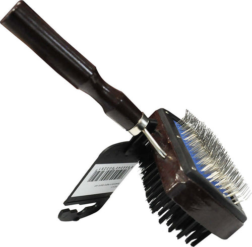 Spazzola cardatrice per cani con fili in acciaio e nylon 17 cm Prodotti per animali domestici/Cani/Accessori per toilette/Spazzole La Zappa - Altamura, Commerciovirtuoso.it