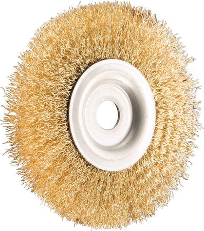 Spazzola Circolare 5'' Disco Fili Acciaio 125mm Per Smerigliatrice Mola Da Banco Casa, arredamento e bricolage > Bricolage e fai da te > Elettroutensili > Smerigliatrici Trade Shop italia - Napoli, Commerciovirtuoso.it