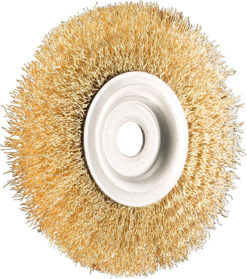Spazzola Circolare 6'' Disco Fili Acciaio 150mm Per Smerigliatrice Mola Da Banco Casa, arredamento e bricolage > Bricolage e fai da te > Elettroutensili > Smerigliatrici Trade Shop italia - Napoli, Commerciovirtuoso.it