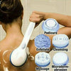 SPAZZOLA-CORPO-ELETTRICA-SPIN-SPA-DOCCIA-5-IN-1-MASSAGGIO-SCHIENA-POMICE-SPUGNA