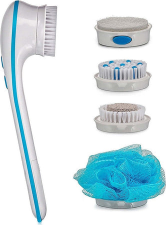 Spazzola Corpo Elettrica Spin Spa Doccia 5 In 1 Massaggio Schiena Pomice Spugna Cura del corpo e viso Trade Shop italia - Napoli, Commerciovirtuoso.it