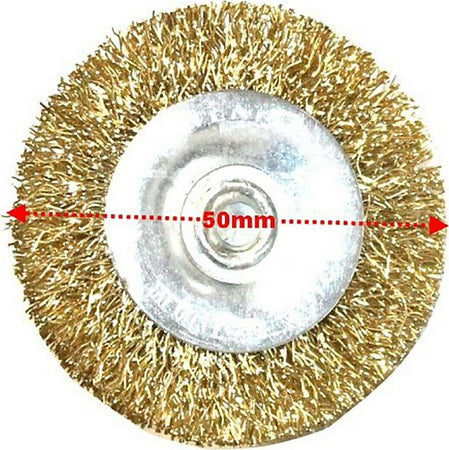 Spazzola Di Acciaio Metallica Ottone Pennello Sverniciatore 50mm Per Trapano Casa, arredamento e bricolage > Bricolage e fai da te > Elettroutensili > Punte per Trapano Trade Shop italia - Napoli, Commerciovirtuoso.it