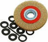 Spazzola-Diametro-150-Mm-Disco-Fili-In-Acciaio-Per-Mola-Smerigliatrice-Da-Banco
