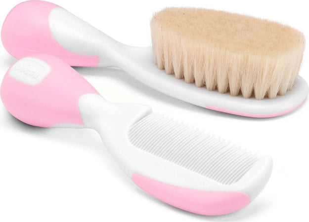 Spazzola e Pettine Chicco Rosa Prima infanzia/Igiene e benessere/Spazzole e pettini La Casa Del Bebè - Napoli, Commerciovirtuoso.it