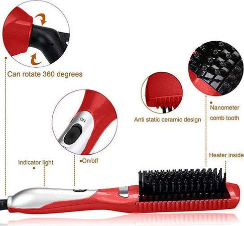 SPAZZOLA ELETTRICA PETTINE DONNA LISCIANTE 2 IN 1 SONAR CAPELLI LISCI SN906 Bellezza/Cura dei capelli/Strumenti per lo styling/Modellatori ad aria calda Trade Shop italia - Napoli, Commerciovirtuoso.it