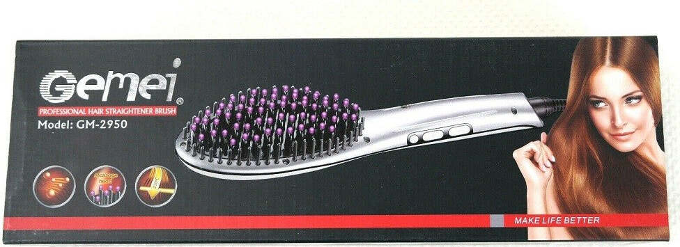Spazzola Elettrica Piastra Lisciante Professionale Termica Display Lcd Gm-2950 Salute e Bellezza > Cura dei Capelli > Spazzole per capelli Trade Shop italia - Napoli, Commerciovirtuoso.it