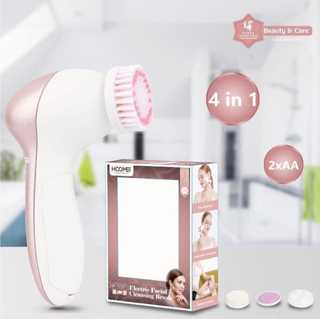Spazzola-Elettrica-Pulizia-Viso-Massaggiatore-Facciale-Spugna-Morbida-4-In-1