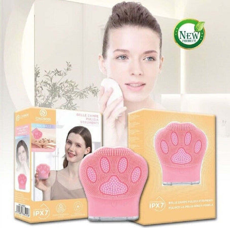 Spazzola Forma Zampa Pulizia Viso Elettrica Facciale Detergente Massaggio Mx-8422 Bellezza/Accessori e strumenti di bellezza/Strumenti per la cura della pelle/Applicatori e spazzole detergenti/Spazzole e dispositivi per pulizia viso Trade Shop italia - Napoli, Commerciovirtuoso.it