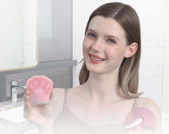 Spazzola Forma Zampa Pulizia Viso Elettrica Facciale Detergente Massaggio Mx-8422 Bellezza/Accessori e strumenti di bellezza/Strumenti per la cura della pelle/Applicatori e spazzole detergenti/Spazzole e dispositivi per pulizia viso Trade Shop italia - Napoli, Commerciovirtuoso.it